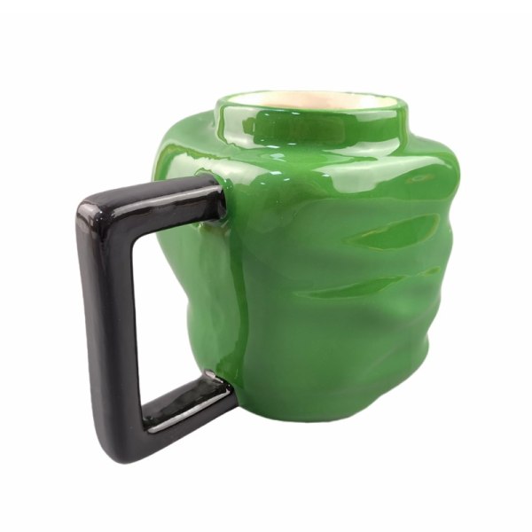 Grön Hulk Fist Keramisk kaffemugg Tekopp Nyhet Present