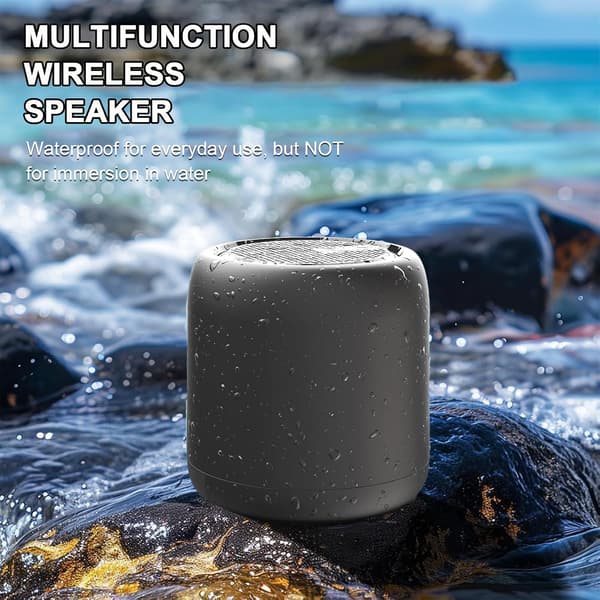 Bærbar Bluetooth-høyttaler, IPX4-vanntett, 24 timers spilletid, TWS, USB-C 5V