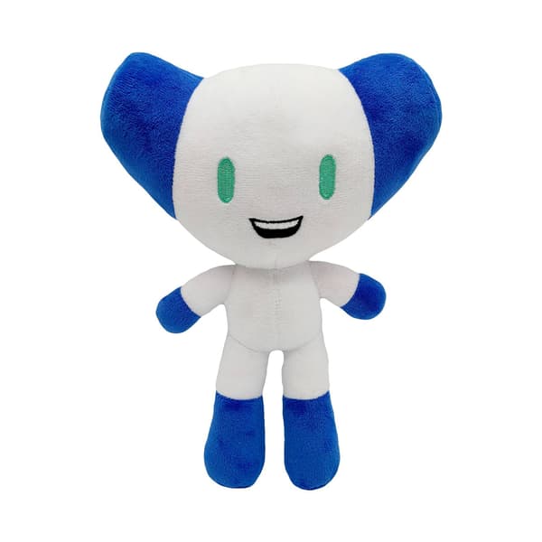 Blå Anime Plyschleksak Docka Leksak Docka Barnpresent 25cm