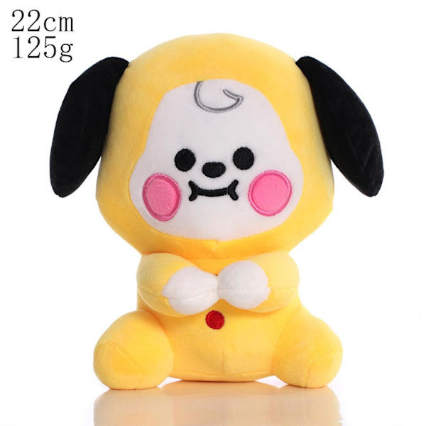 7 st KPOP BTS plyschleksak Söt mjuk docka fylld figur för fans