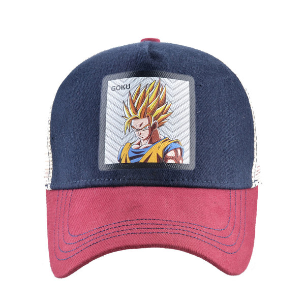 Dragon Ball Son Goku basebollkeps Cap -hatt i bomull Anime Solskyddad hatt för kvinnor
