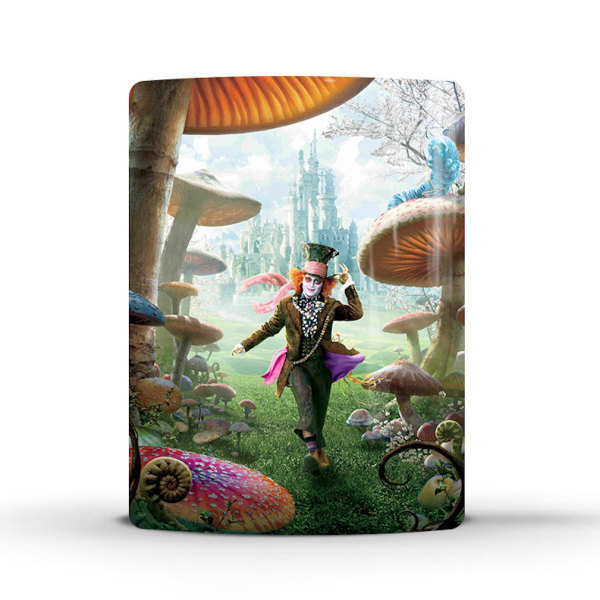 Alice In Wonderland färgskiftande mugg Keramisk kaffemugg Thermal tekopp Nyhetspresent