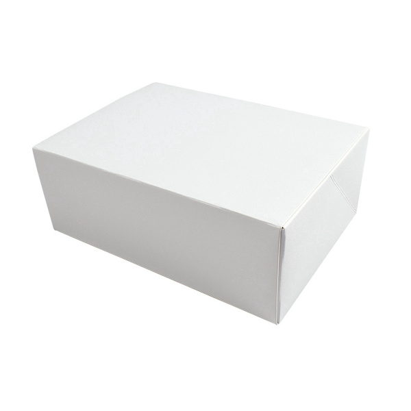 50 st Pure White Party Candy Boxes Favor Box Creative Paper Treat Boxes för bröllopsfödelsedagsfest
