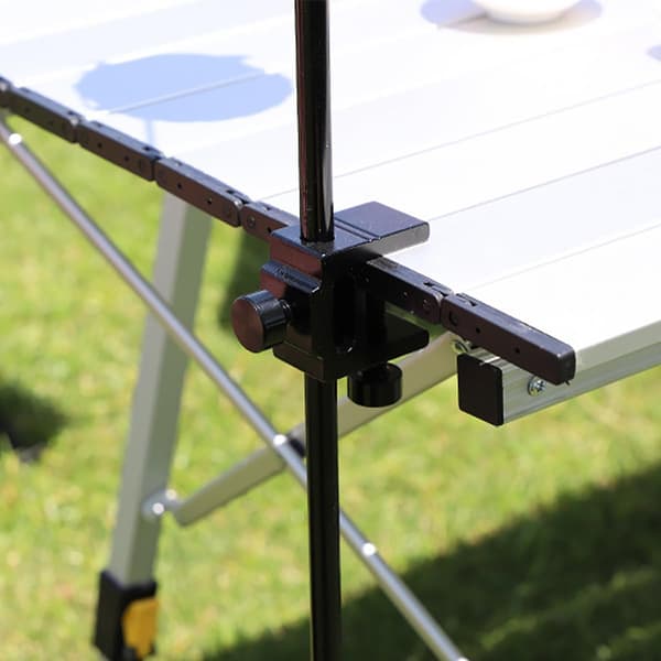 Foldbart camping-lygteholder i aluminiumslegering, bærbar lysholder