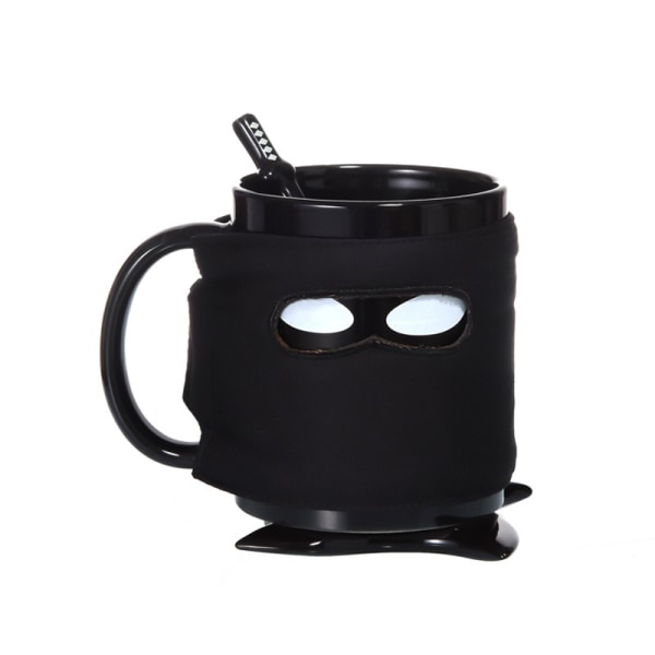 Ninja Mask Keramisk Kaffe Mugg Tekopp Nyhet Present