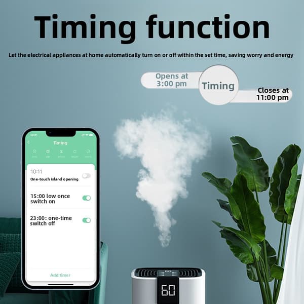 10A WiFi Smart Switch Ewelink App Fjernbetjent Timer Relæmodul WHD06 Hvid