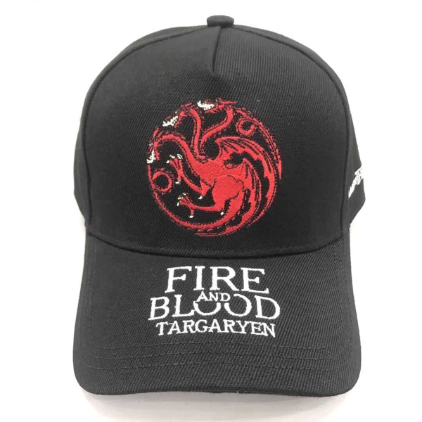 Game Thrones Targaryen Cap Sport Fritidshatt Snapback justerbar hatt