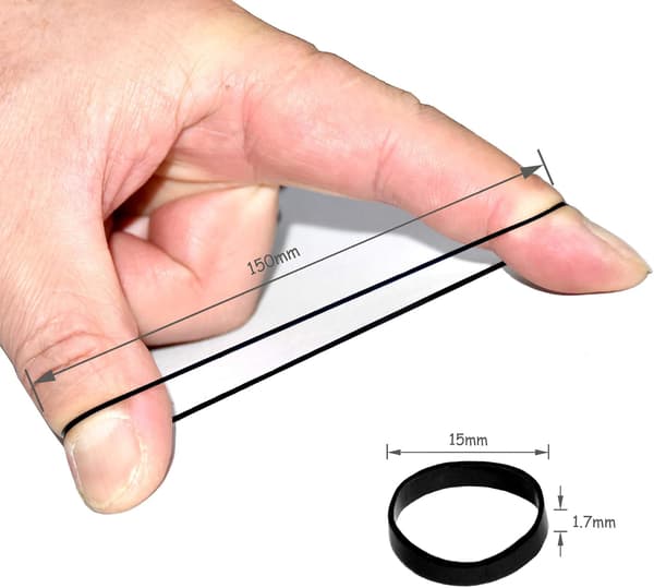 500-pack svarta mini-hårsnoddar 1,5 cm för flätor, barn och bröllopsfrisyrer