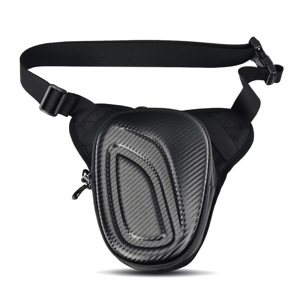 EVE Hard Shell Drop Ben Bag Svart lårväska Ben Midjeväska Black