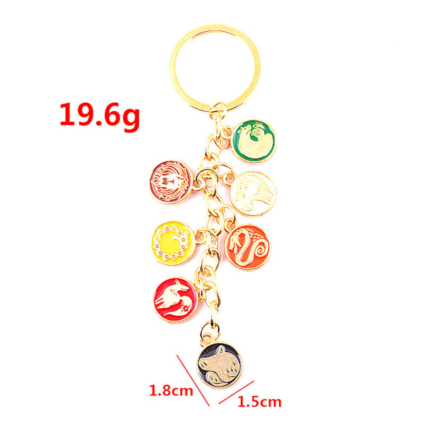 Seven Deadly Sins Anime Key Chain Key Ring Bag Pendant Keyring Christmas Gift