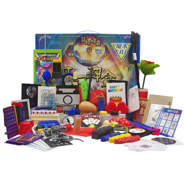 Moonlight Treasure Box Magic set för barn Magic Trick Magician Närbild Rekvisita Jippon Skämtverktyg