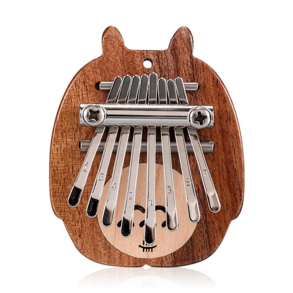 Söt Totoro 8 tangenter Kalimba tumpiano musikinstrument för nybörjare