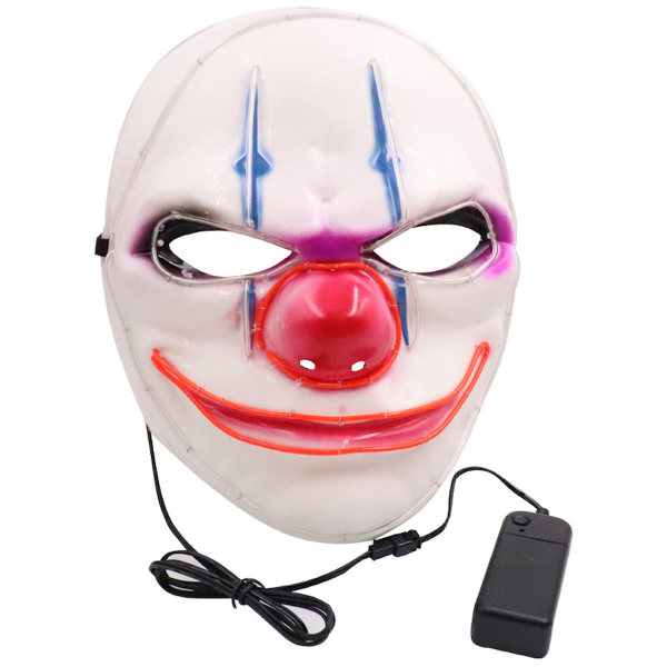 Payday2 Clown Mask Full Face Skrämmande Mask Cosplay Kostym rekvisita