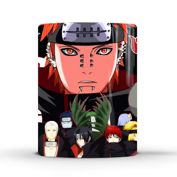 Uchiha Sasuke färgskiftande mugg Keramisk kaffemugg Thermal tekopp Nyhetspresent