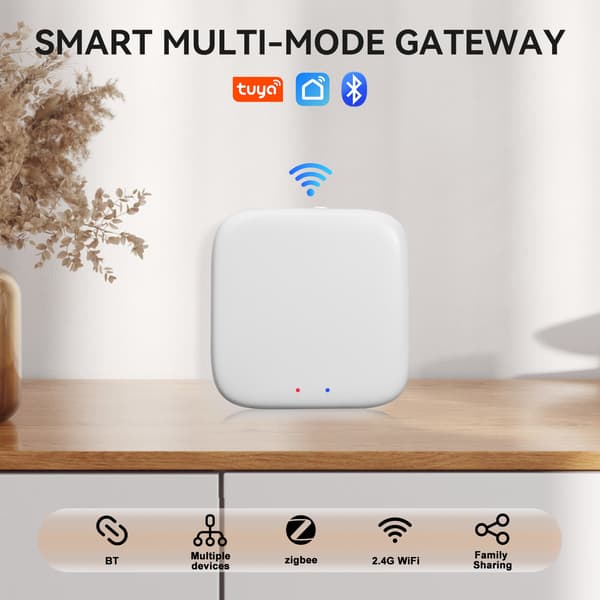 Tuya Multi-Mode Bluetooth ZigBee Smart Home Gateway Hub til enhedsforbindelse