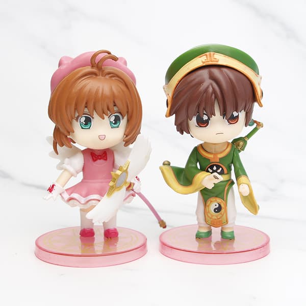 6 st Cardcaptor Sakura Chibi-figurer 6-11 cm PVC Anime Samlarset