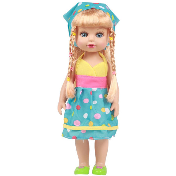 Docka Baby Figur Tecknad Girl Princess Simuleringsleksak