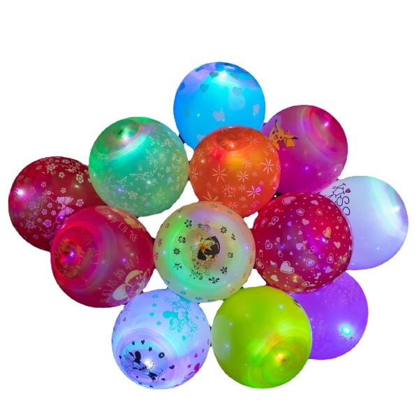 50st LED-ljusballonger Festivaldekor Set Festdekoration