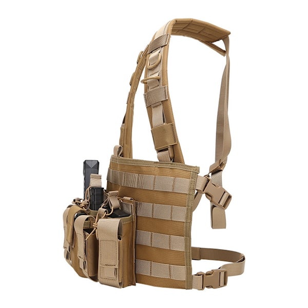 Quick Release Tactical Väst Outdoor Molle Jaktväst Justerbar modulär utrustning för träningsspel