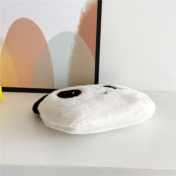 Bolsa carteiro de ombro para uso diário com cabeça de panda bolsa transversal para crianças