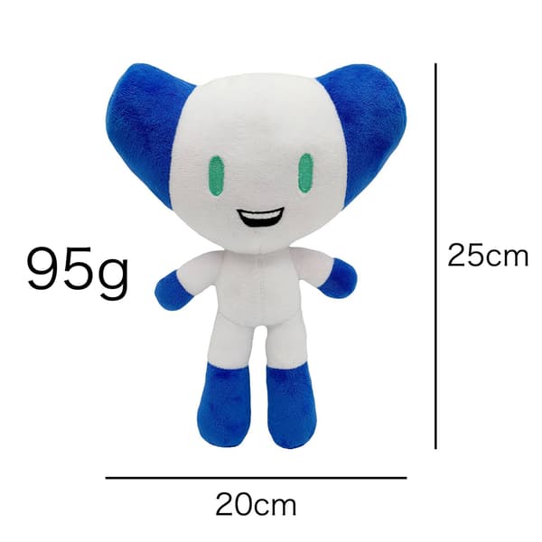 Blå Anime Plyschleksak Docka Leksak Docka Barnpresent 25cm