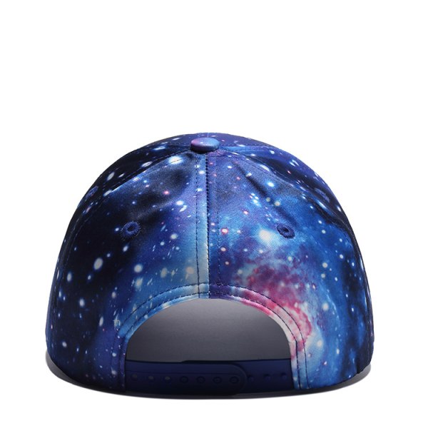 Blå stjärnhimmel Snapback-hatt Sommarsolhatt Casual Hiphop- cap för man