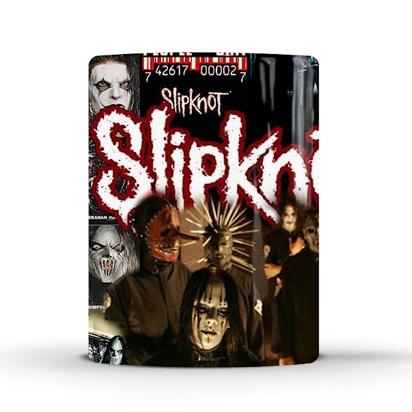 Rock Slipknot färgskiftande mugg Keramisk kaffemugg Thermal tekopp Nyhetspresent