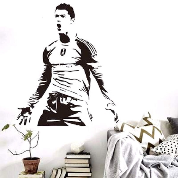 CR7 Ronaldo Anime Wall Sticker Avtagbar tapet Hemdekoration