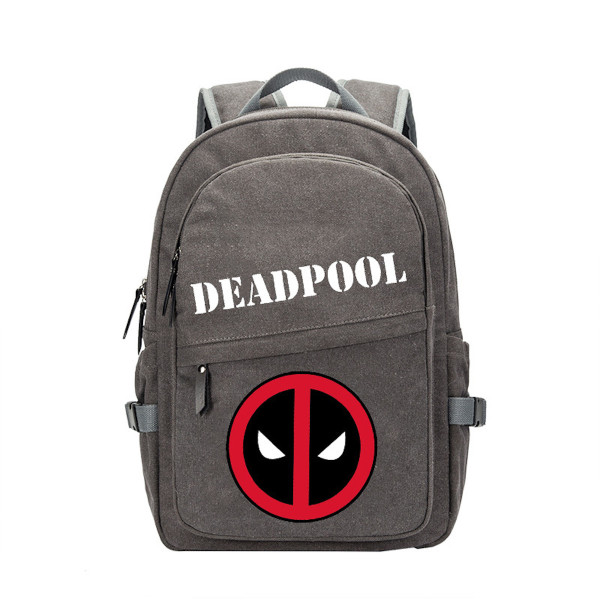 Deadpool Anime Ryggsäck slitstark resväska Casual skolväska för studenter