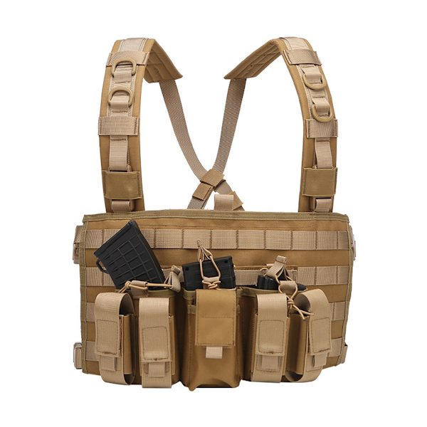 Quick Release Tactical Väst Outdoor Molle Jaktväst Justerbar modulär utrustning för träningsspel