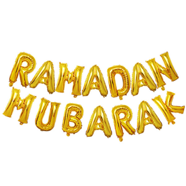 50st Ramadan Mubarak Ballonger Kit Party för muslim Multicolor