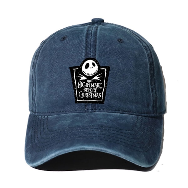 Anime The Nightmare Before Christmas Cap Bekväm Snapback Justerbar Sports Hat Denim