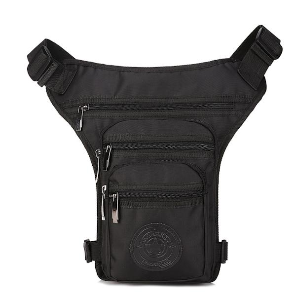 Bergsklättring benväska Drop midjeväska, lår Fanny Pack för resor utomhus ridning