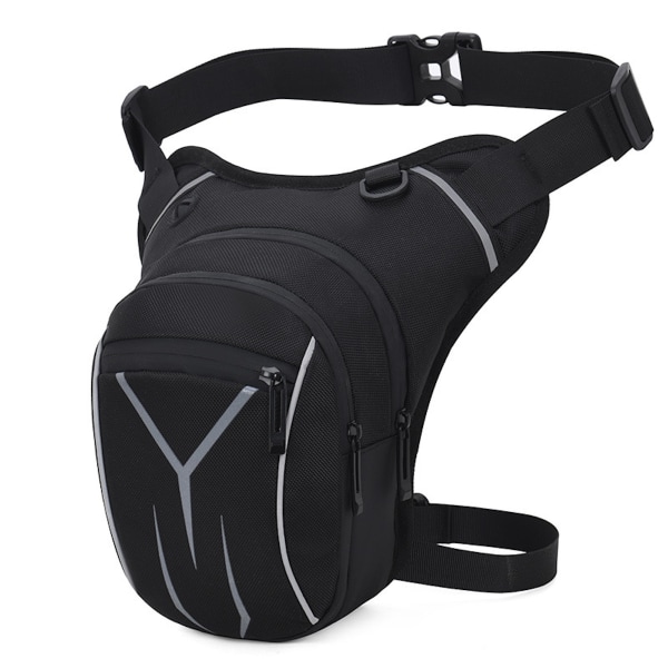 Men Tactical Ben Bag Drop Midjeväska, lår Fanny Pack för resor utomhus ridning