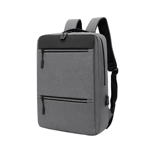 Män Notebook Ryggsäck 15,6 tums Oxford Bookbag Resväska grey