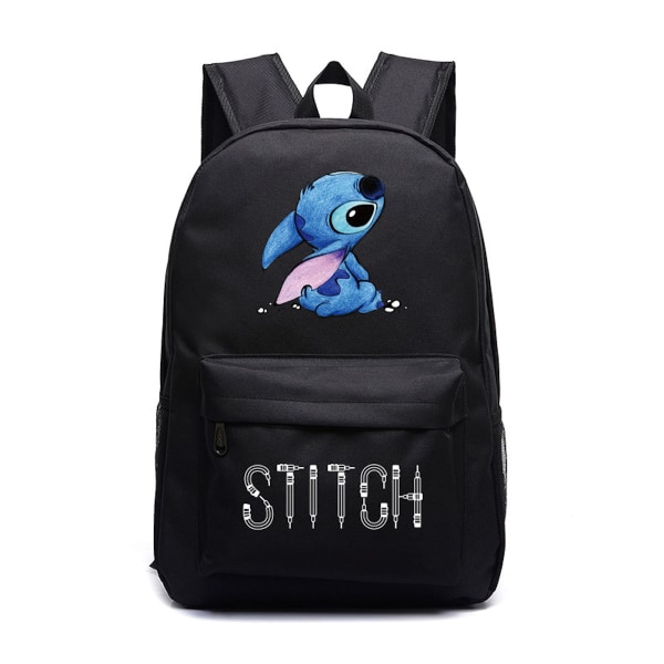 Stitch Anime Skolryggsäck Casual Daypack Ryggsäck Cool bokväska