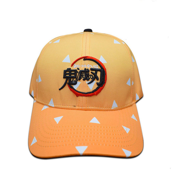 Demon Slayer Agatsuma Zenitsu Baseball Cap Sport Fritid Hatt Snapback justerbar hatt