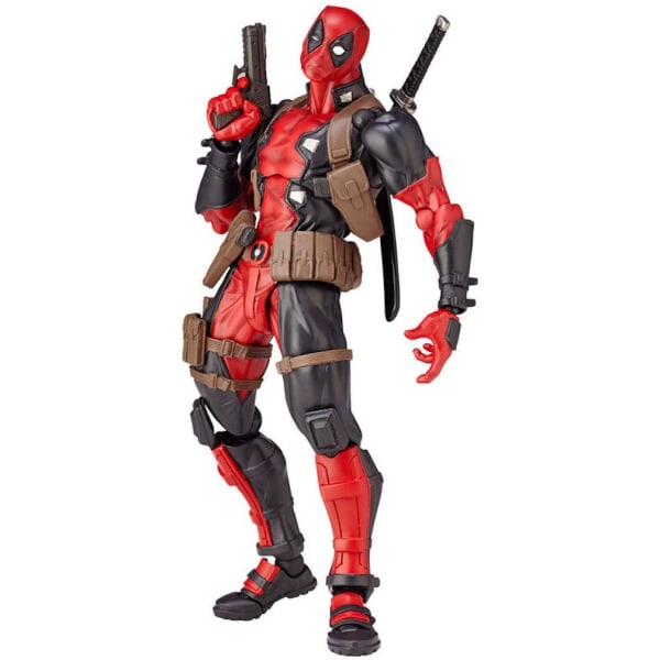 Deadpool Wade Winston Wilson Figurleksak med Hands Head Replaceable