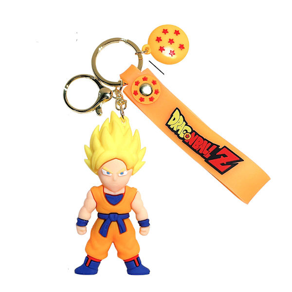 Dragons Balls Son Goku Anime Nyckelring Nyckelring Bag Pendant Nyckelring Julklapp