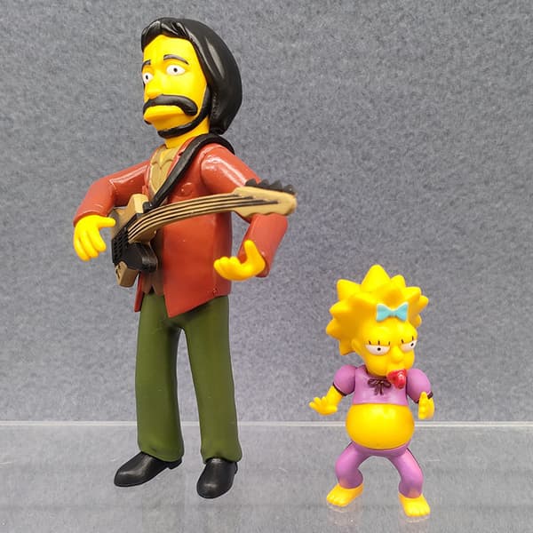 Tecknad 8-delad Simpsons-figurer 25-årsjubileum 6-12 cm samlarmodellsats