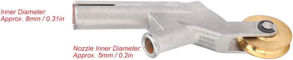 Gulvsveisedyse med hjul for 3 mm, 4 mm og 5 mm staver, 304 rustfritt stål