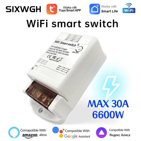 Tuya Zigbee 30A Smart Switch til vandpumpe med app-styring og timer