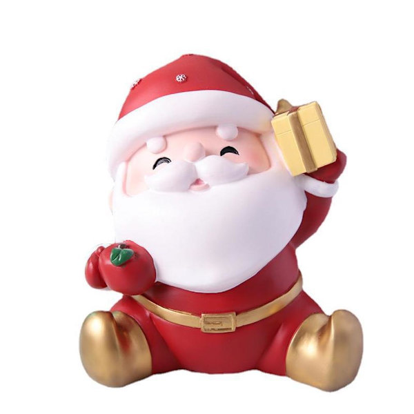 Jultomten Spargris Sparbössa Barn Vuxna Säker Pengar Bank Sparmynt Kontant Kul present