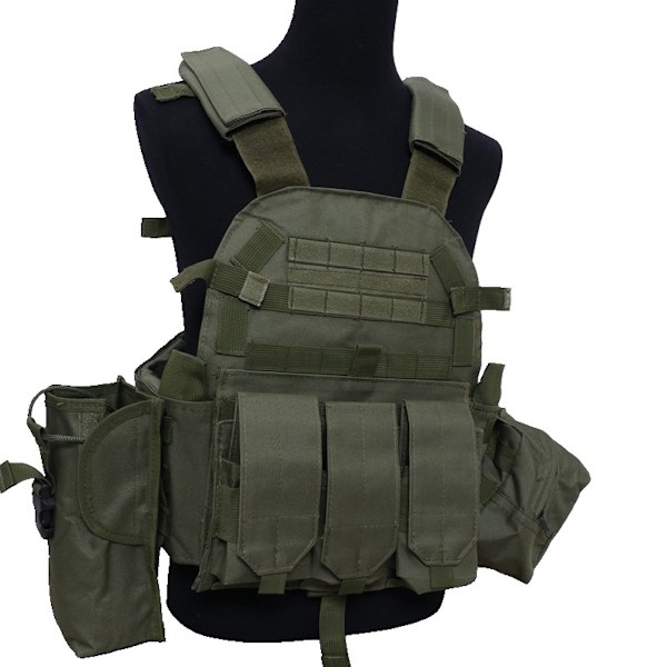 Outdoor Tactical Väst Outdoor Molle Jaktväst Justerbar modulär utrustning för träningsspel