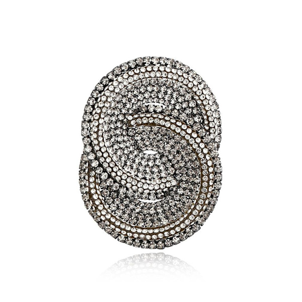 Broschstift Överdriven geometri Corsage Full Diamond Alloy Dambrosch