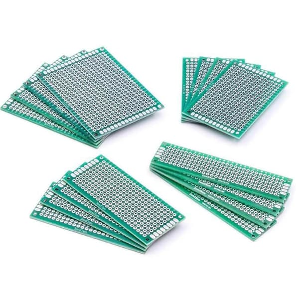 60 kpl PCB-prototyyppilevysarja liittimillä ja ruuviliitinlohkoilla