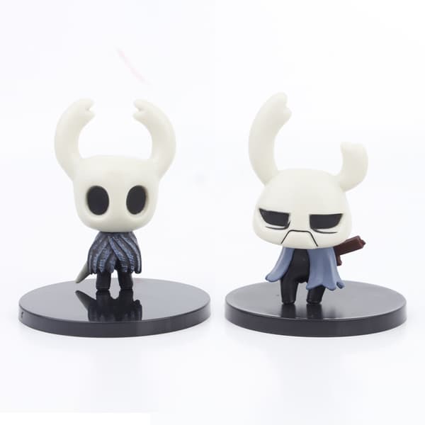 Hollows Knights 6 stk. PVC-minifigurer Quirrel Cornifer 6-8 cm samlesett
