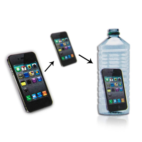 Mobile Phone Into The Bottle Magic Trick Trollkarl Närbild Rekvisita Jippon Prank Tool