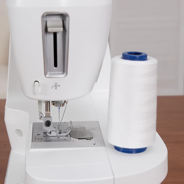 3-pak hvide overlock-trådruller 3000 yards 40S/2 polyester sytråd