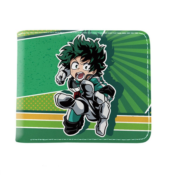 My Hero Academia Anime Plånbok Bifold Kort plånbok plånbok med myntficka